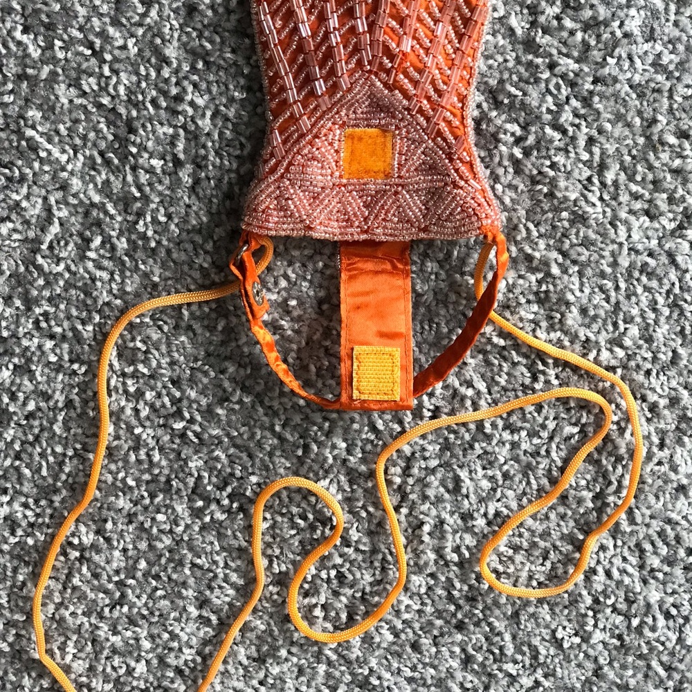 Beaded & embroidered purse